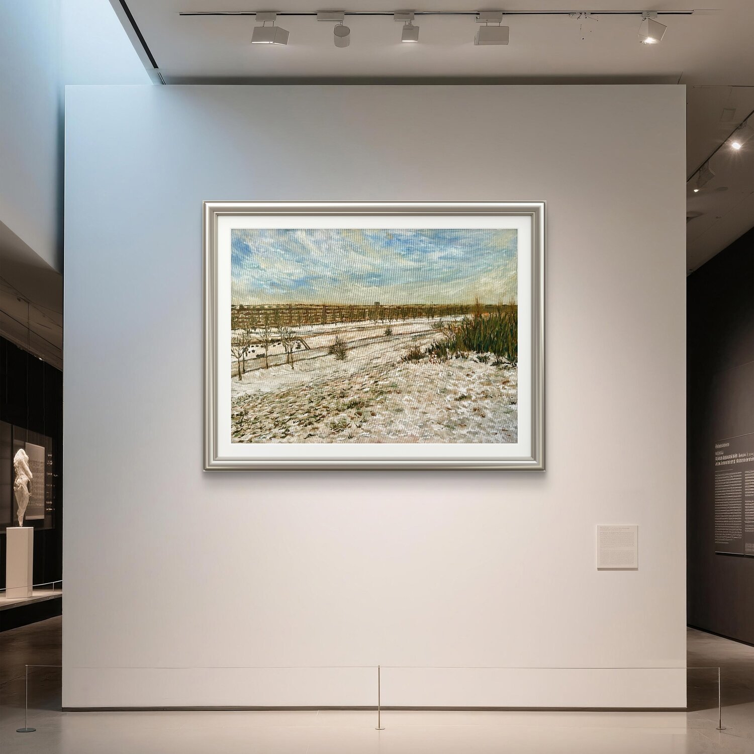 Artwork in exhibition setting