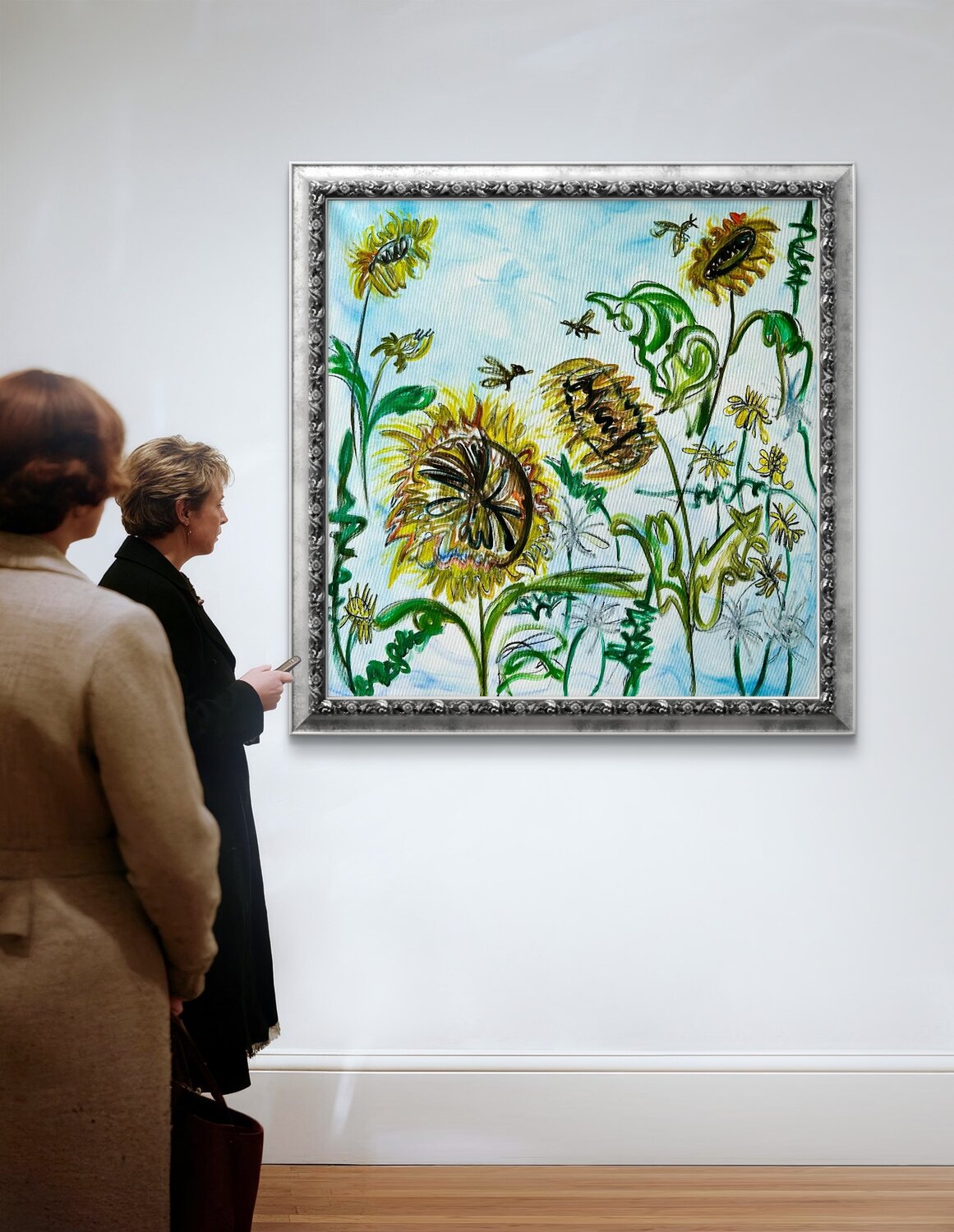 Artwork in gallery setting